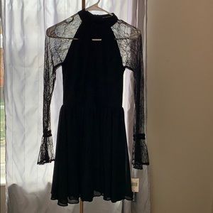 Short black party dress